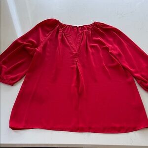 Violet + Claire Elegant Red Women's blouse Size: L NEW ✨